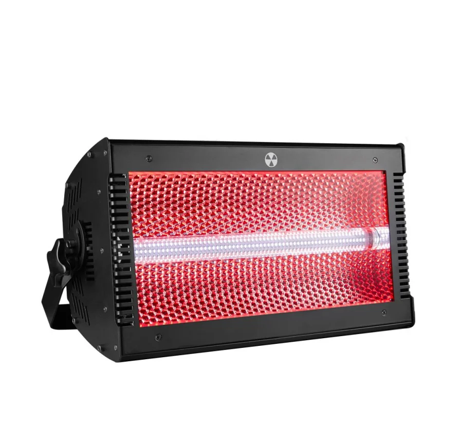 Aluminum Housing LED Stage Lights DJ Stadium Hotel Concert 64x 0.6w RGB LED 3000W DMX LED Strobe Light
