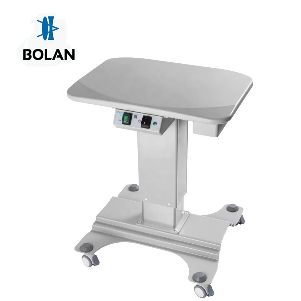 New Arrival  Large  Electric Trolly Motorized Electric  Instrument Table for Slit Lamp BL-17