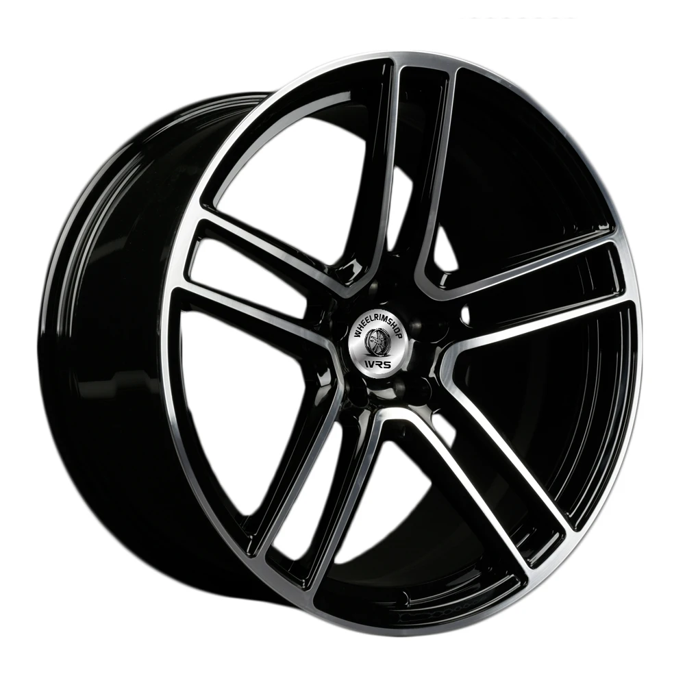 WR-32 China Suppliers OEM Wheels 17 inch Rims Deep Dish Black Rims 19 Passenger Car Wheels  For BMW Maserati Porsche