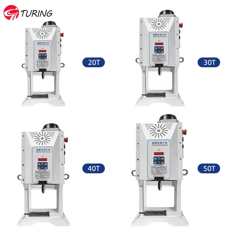 Quiet 6T 8T 10T 20T 30T 40T 50T Automatic Terminal Crimping Machines Crimping Tool Extruding Cable Manufacturing Equipment