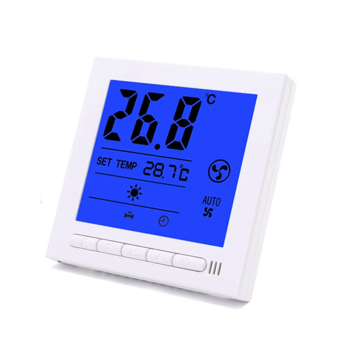 Intelligent Central Air Conditioning Unit Fan Coil FCU Temperature Controller Indoor HVAC Systems Part Fancoil Thermostat
