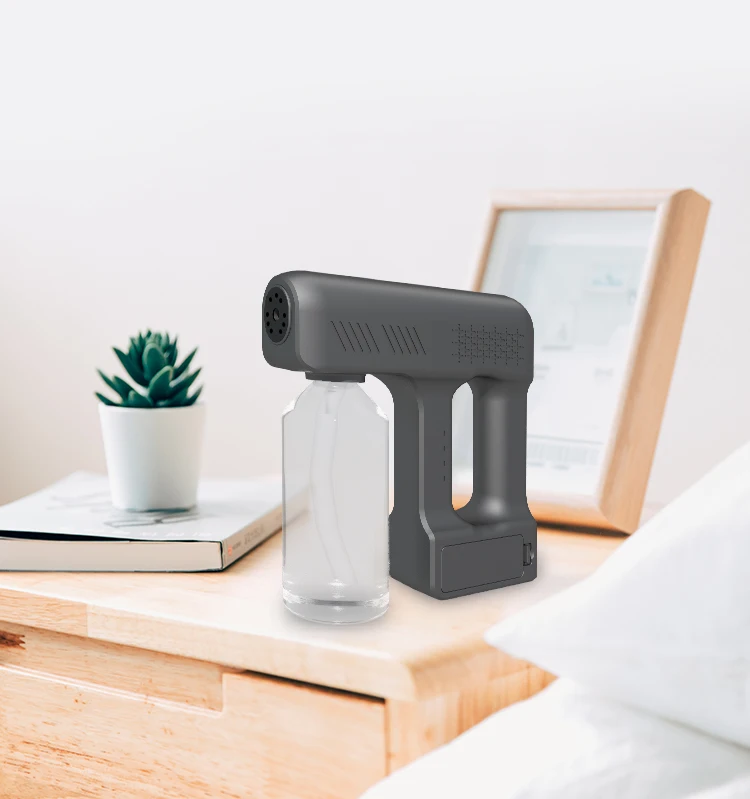 Беспроводной дезинфекционный распылитель беспроводной дезинфицирующий синий луч нано дезинфекционный пистолет для стерилизации для автомобиля для домашнего офиса