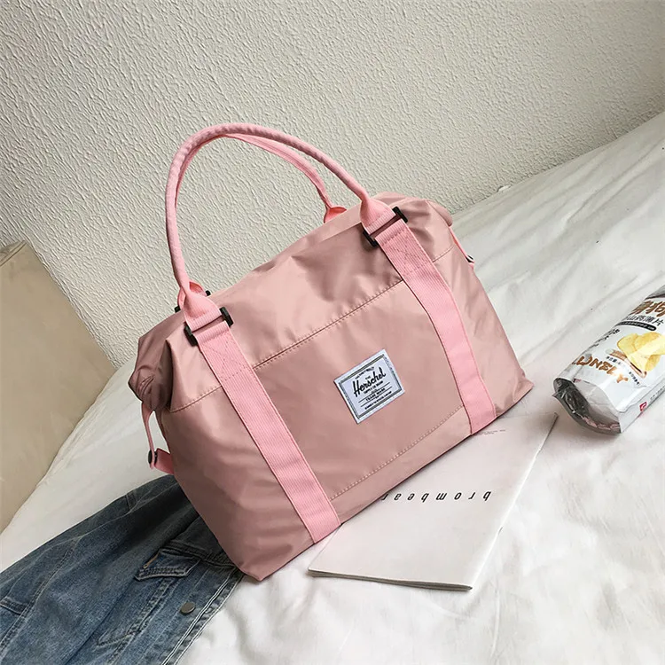 wholesale fashion classic travel bag big capacity wet dry pocket separated duffel bag