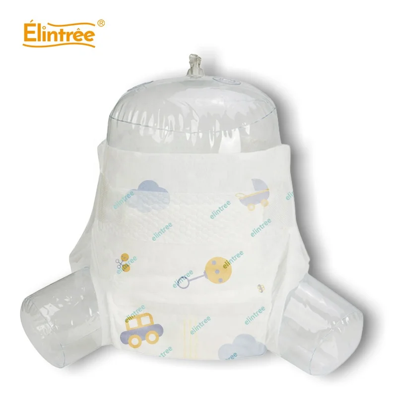 Elintree factory OEM and ODM Premium Soft Surface Custom Disposable Baby Diapers Wholesale