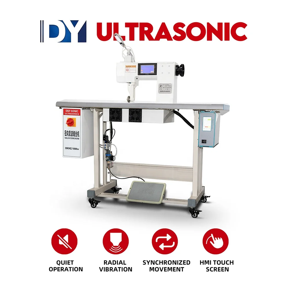 DY Multifunction Hot Sell 1000W 20KHZ Radial Vibration Ultrasonic Slitting Machine With HMI Touch Screen For Sale