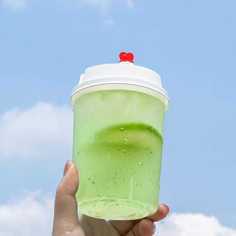 Высококачественная пластиковая чашка для смузи с крышкой Boba молочный чай 22 унции