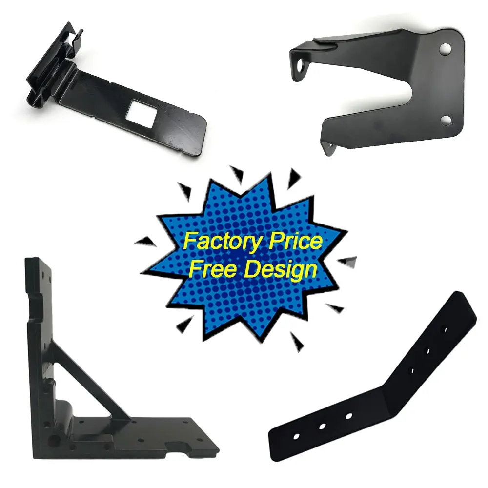 Customized Round Corner End 90 Degree Metal Wrought Iron Angle Bracket for Furniture Bed Wood Bar Connecting