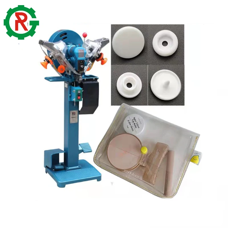Metal Prong Button Press Attached Fastener Machine