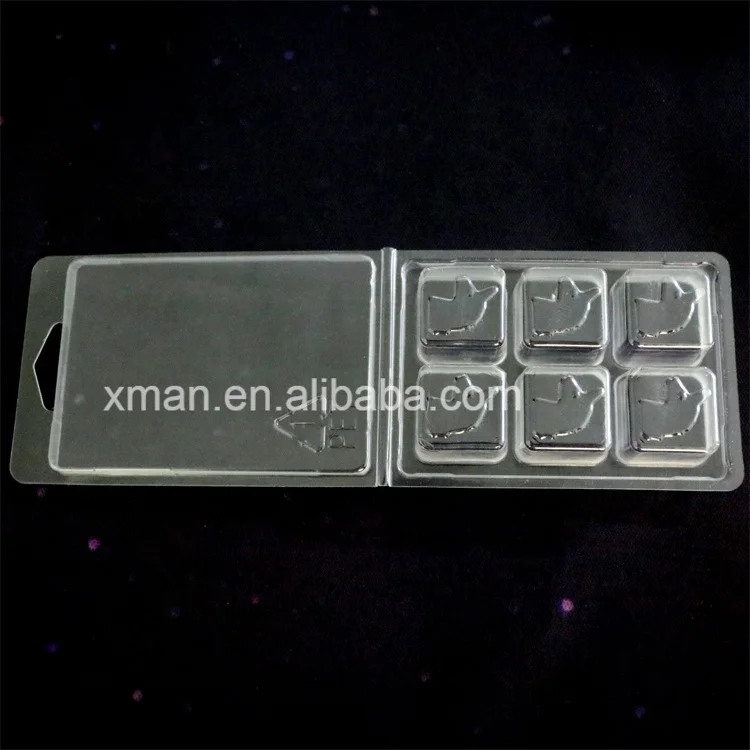 HOT SALE Clam Shell Melts Moulds for wax melt clamshell 6 cavity from China