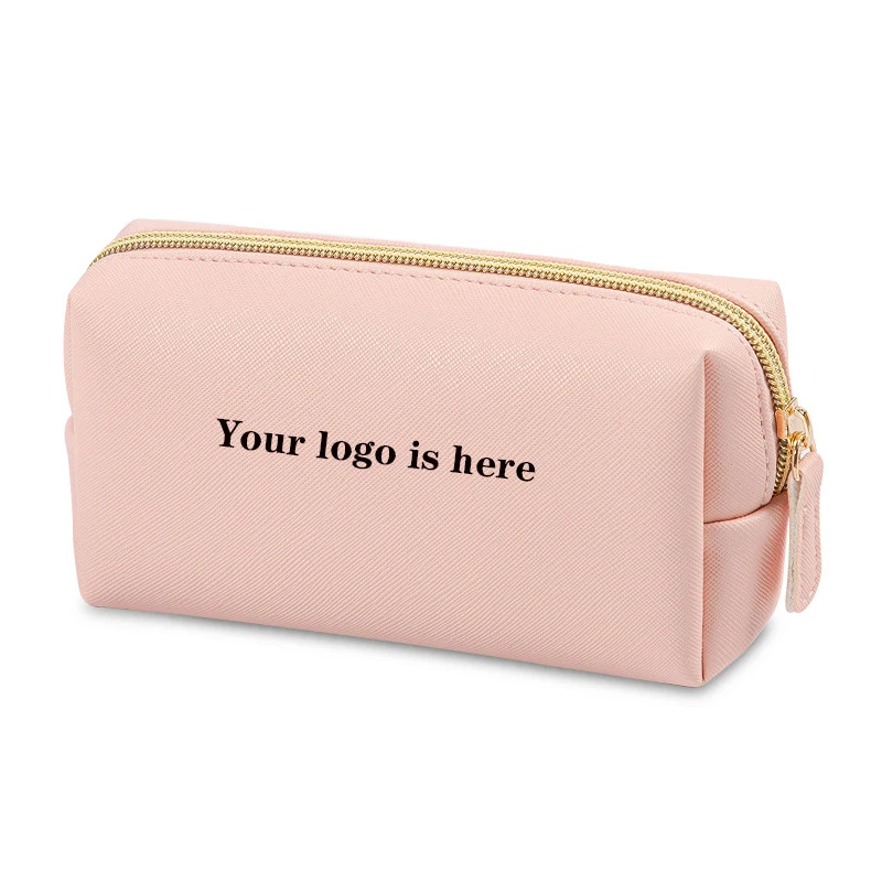 SS14 Leather Makeup Bag Cosmetiqueras Make Up Bag PU Vegan Leather Travel Cosmetic Pouch Toiletry Bag