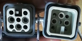 
hot melt glue machine 12pins Nordson Plugs join to hose 