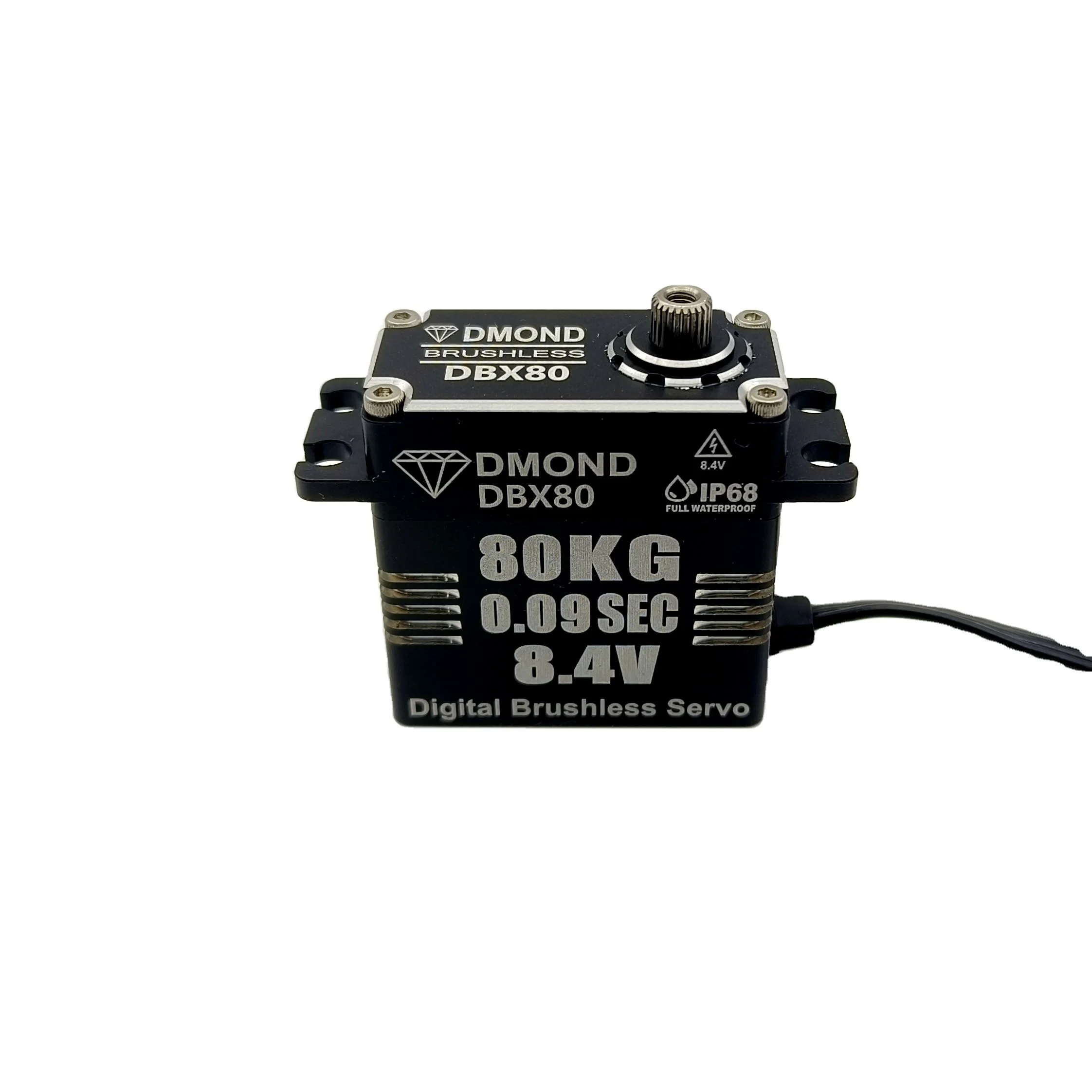 DMOND DBX80 80 кг 0 09 сек 8 4 В бесщеточный IP68 Водонепроницаемый сверхмощный сервопривод из нержавеющей стали 1/10 1/8 Радиоуправляемый грузовик гусеничный