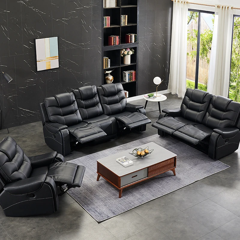2020Guangdong modern Living room furniture Office furniture leather sofas, sectionals sofa set furniture  designs