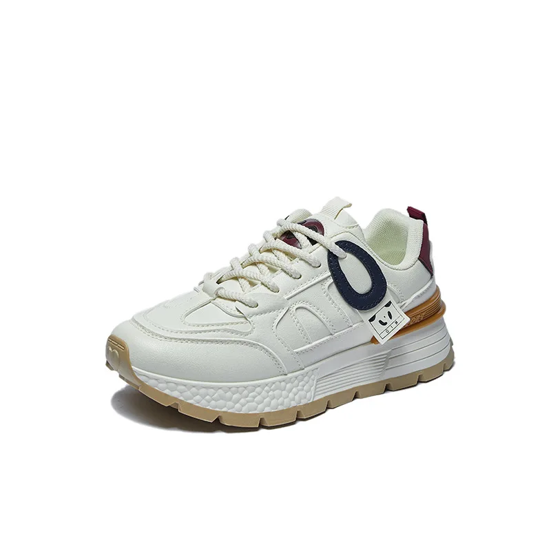 New Model Height increasing Women White Casual Sneakers High Quality Breathable shoes