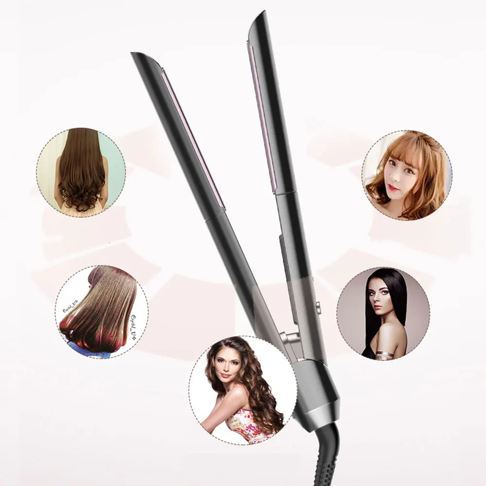 Красивые товары, плоский утюжок, нанотитановый выпрямитель для волос, Плойка для завивки волос, выпрямитель для волос для домашнего использования