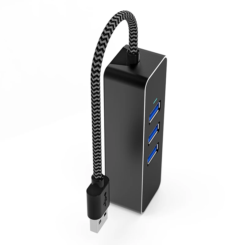 USB 3.0 to Ethernet Adapter 3 Port USB 3.0 Hub with RJ45 1000 Gigabit Ethernet Adapter Support Windows