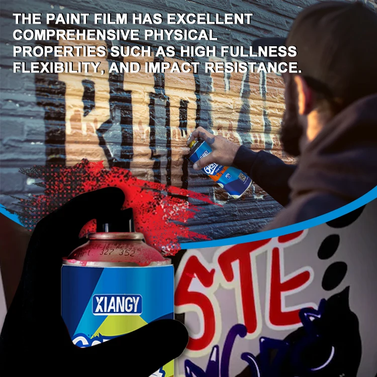 High Quality Fast Dry Durable Acrylic Aerosol Graffiti Spray Paint