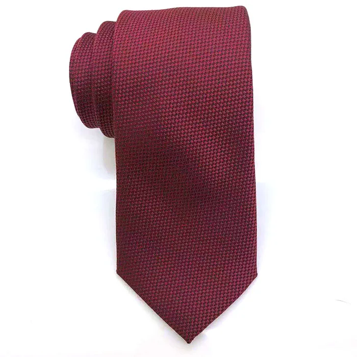 Polyester solid Woven Tie Men Neckties ready to ship Ties for Custom