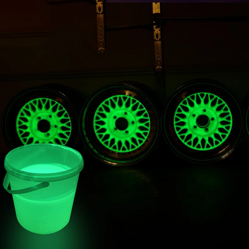 New product unique light powder glows in dark paint