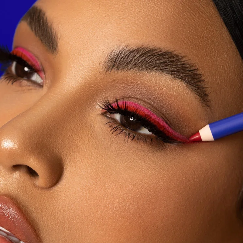 OEM Hight Quality Cosmetic tresluce Cruelty Free Vegan Latin 6 Color Eyeliner Pen Waterproof Matte Shimmer Eye Liner