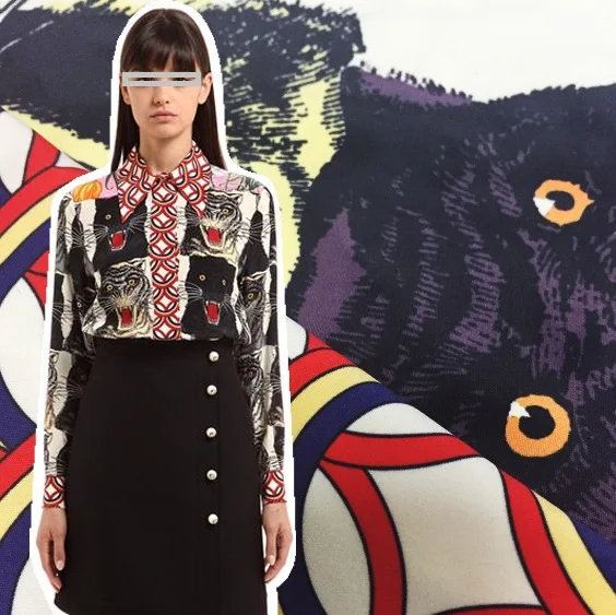 Милая мультяшная собака диван домашний текстиль цифровой печати 100% хлопок ткань