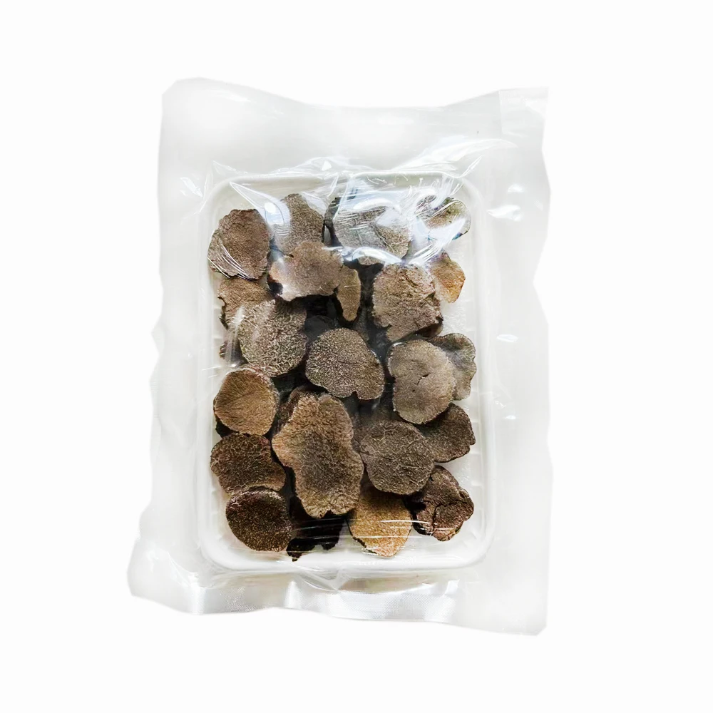 2024 Wild Fresh Black Truffle Quick Frozen Slices from Yunnan, China