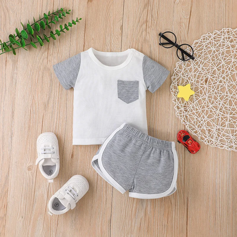 Summer Toddler Infant Baby Boy Girl Clothes Set Short Sleeve T shirt Shorts Outfits Costumes