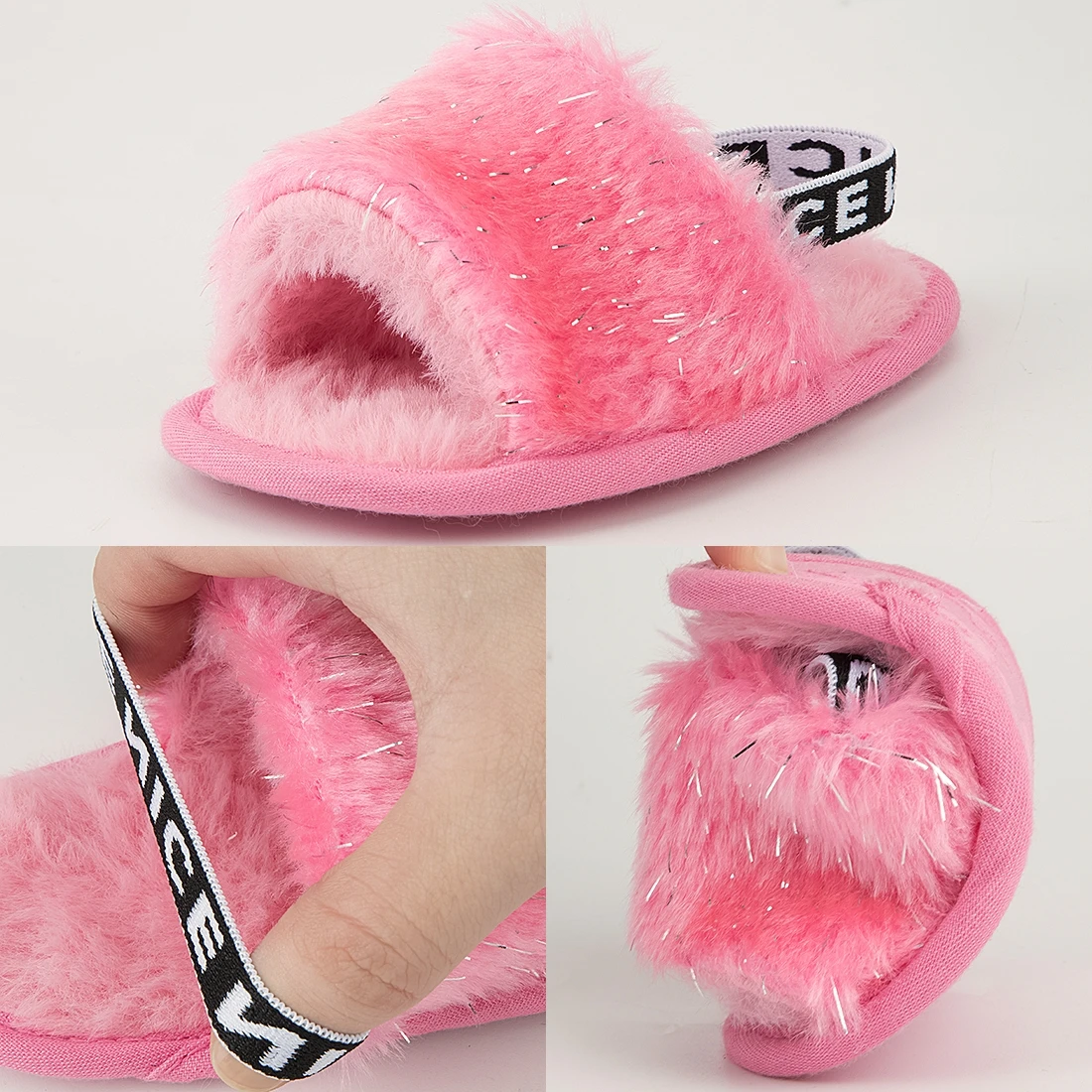 Мягкие хлопчатобумажные Нескользящие сандалии и тапочки для детской кроватки летние уличные плоские девочек 0-18 месяцев