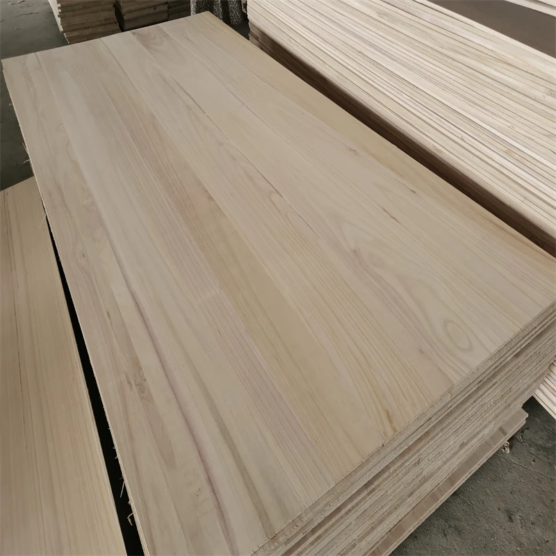 Продажа Заводская древесная панель paulownia сплошной клей деревянные панели отшлифованные
