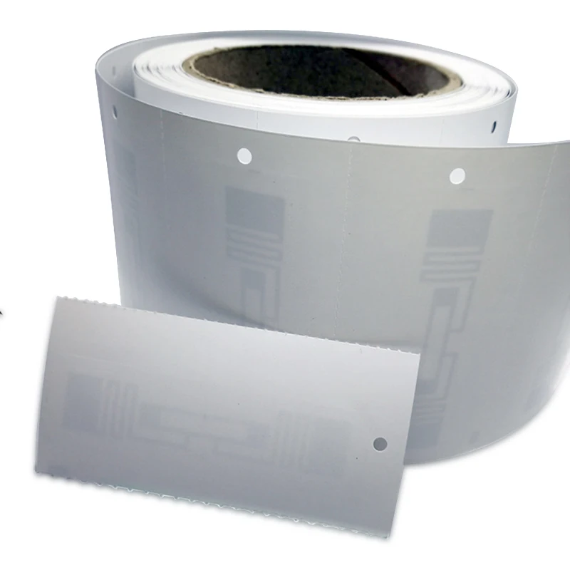 Двойная медная бумага, цветная печать, 18000-6C UHF может быть напечатана, рулон RFID-метки