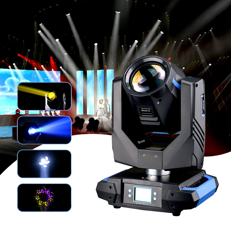 Hi-LTTE dj par световые сценические лучевые огни 132 Вт 2r disco gobo движущиеся головки