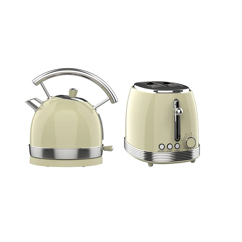 3 шт. электрический чайник и тостер бытовой техники комплекты Электрический из нержавеющей стали