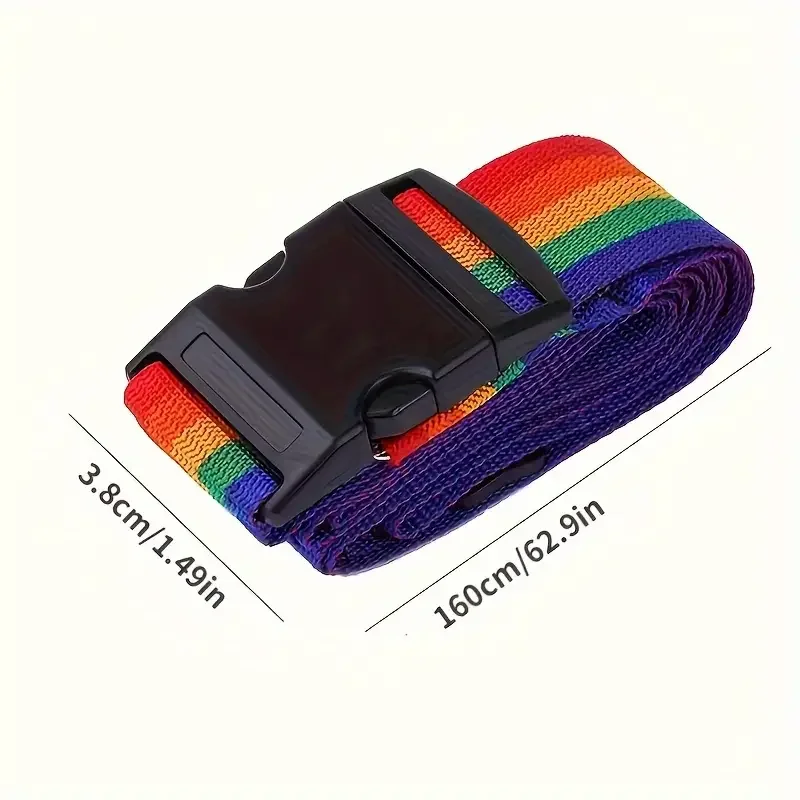 sz-Climax Wholesale Custom Logo Nylon Webbing Luggage Straps Adjustable Travel  TSA Approved Luggage Belt