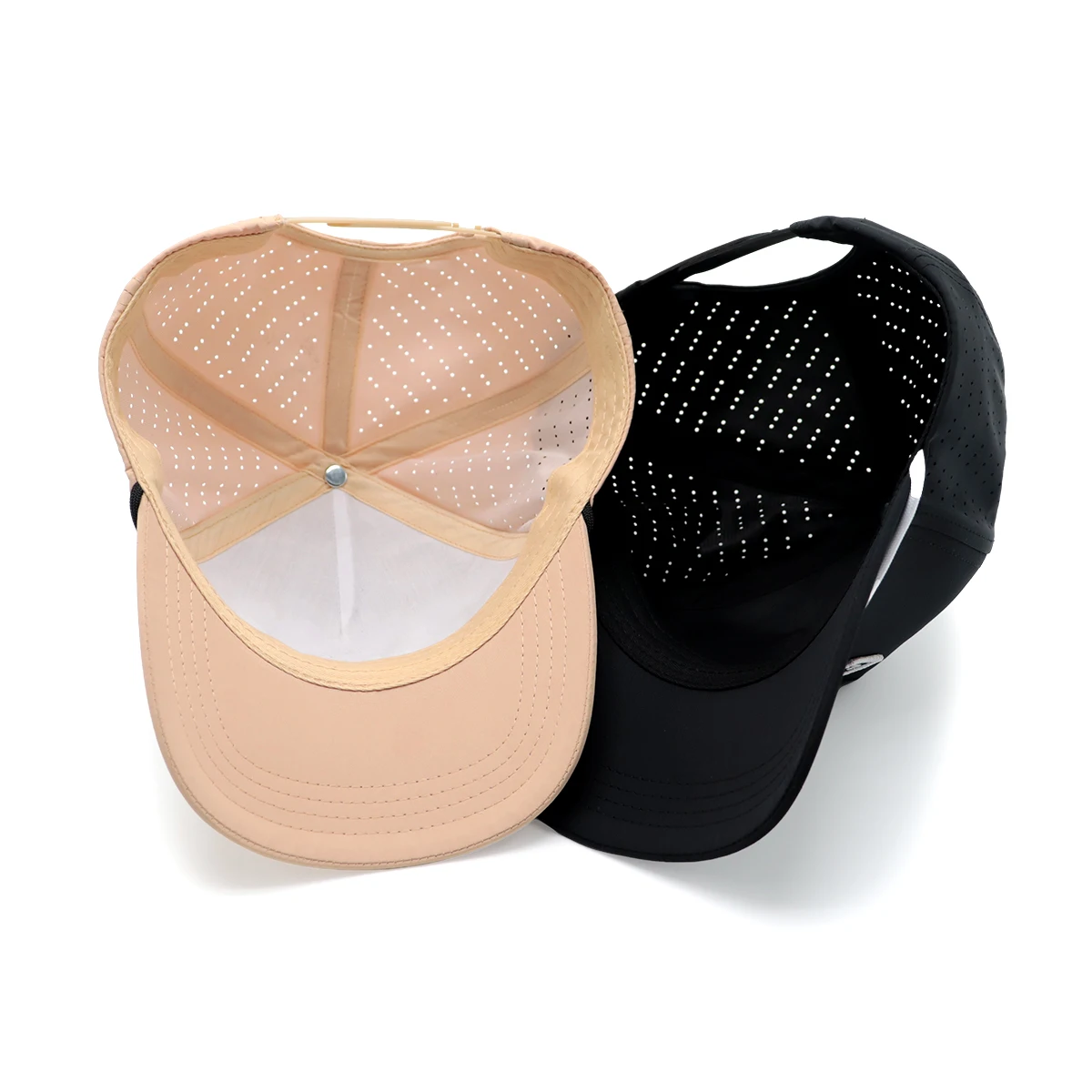 OEM Custom Design Your Own Embroidery Patch Logo 5 Panel Running Sport Gorras Cap Nylon Golf Rope Hat