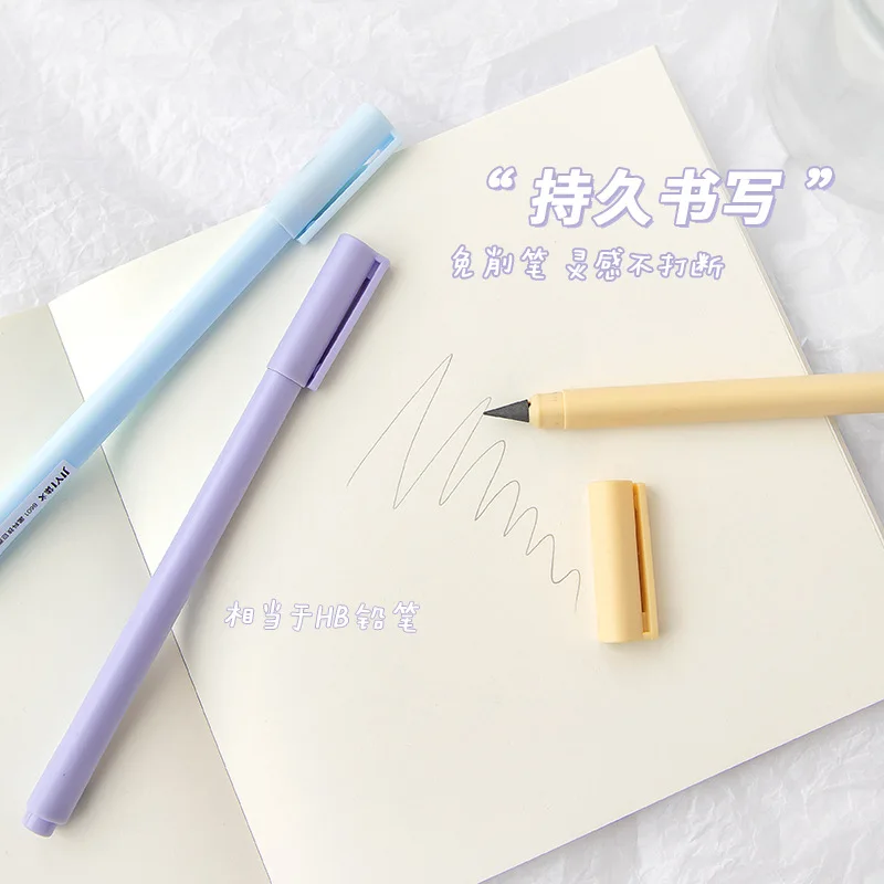 6 Colors Everlasting Pencil Inkless Pencil Eternal Pen Unlimited Writing Pencil