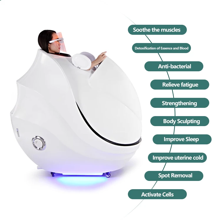Multifunctional Infrared Ozone Slimming  Spa Capsule Slimming Machine Ozone Steam Sauna Capsule Far Infrared Ozone