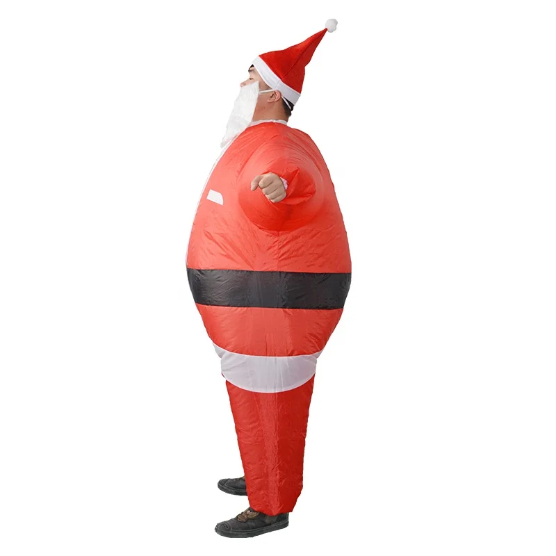 Надувной Рождественский костюм HUAYU с Санта-Клаусом, забавный надувной костюм для косплея, костюм для взрослых, подарок на Рождество