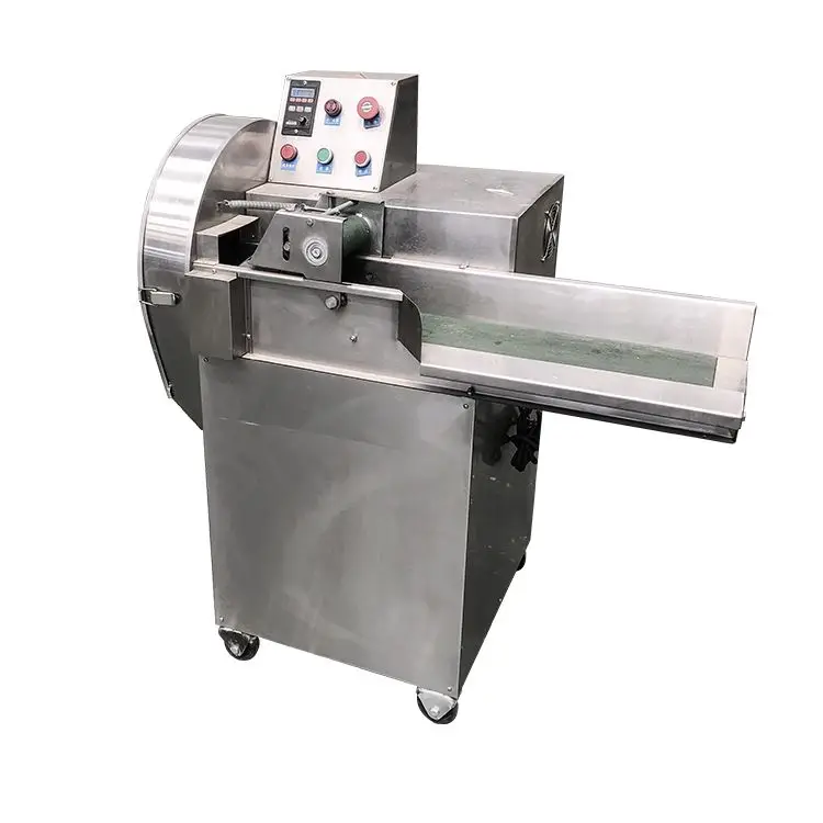 Stainless steel fresh red chilli stem parsley spinach leaf electric vegetable dicer /cutter cutting machine