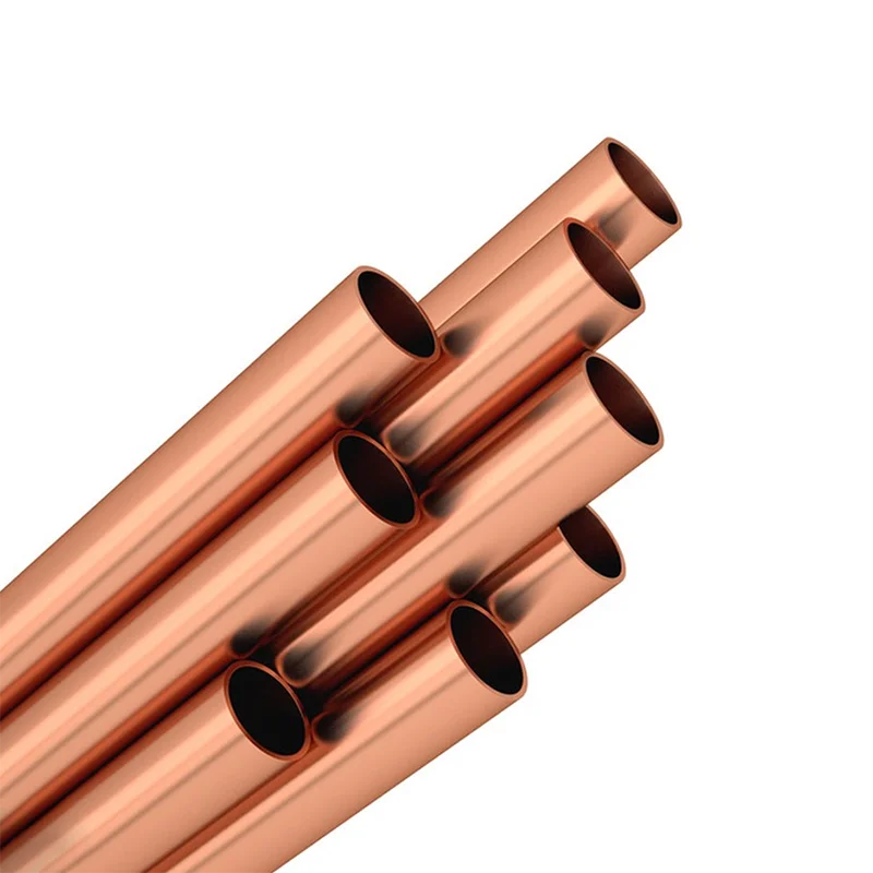 China Factory Wholesale Copper Straight Pipes for Plumbing, Refrigeration, and Building Use