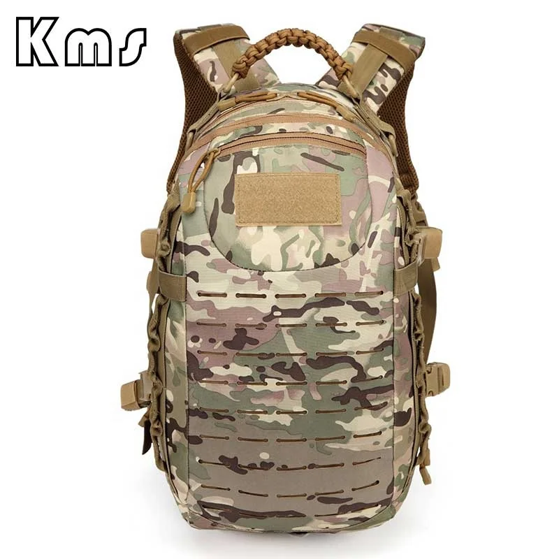 KMS Ready Multi-color Wholesale Mochila Softback Hiking Outdoor Sport Travel 35L Molle Laser Cut Tactical Range Backpack