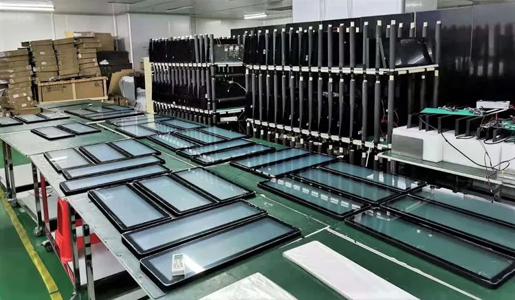 Retail Store Shopping Mall AD Strip wide Bar Signage Panel Digital LCD Strips Display Advertising Digital Screen For Advertising