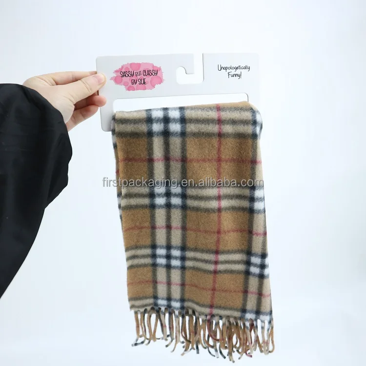 Recycled Cardboard Clothing Organizer Rectangle Blanket Paper Hanger for Display