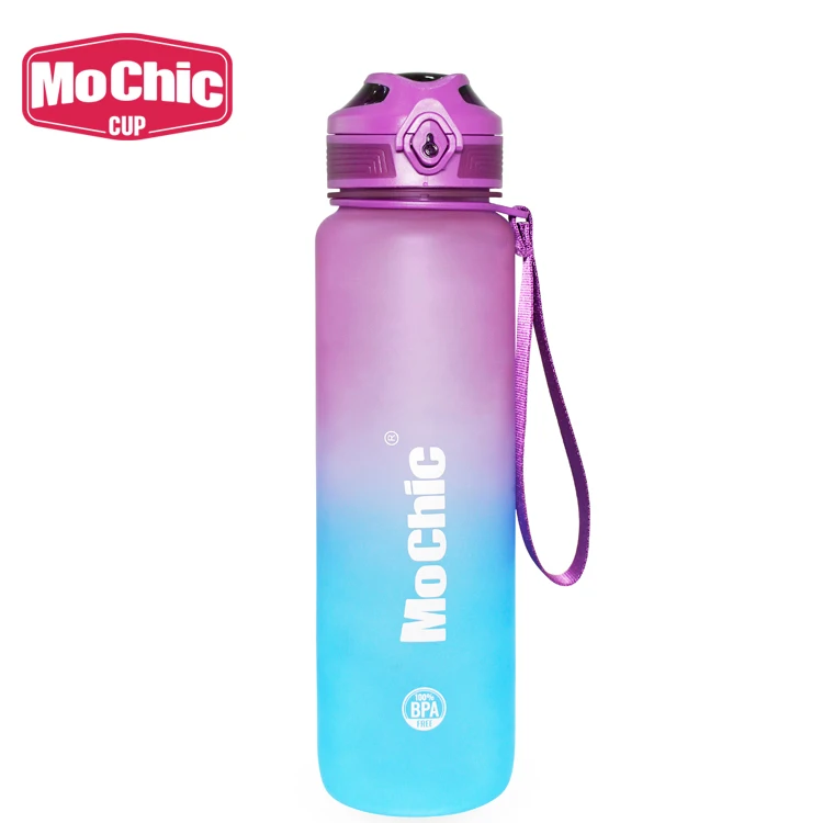 New Arrival Multi-function Large capacity 1000ml Cold Water Outdoor Gym Tritan Plastic Water Bottles