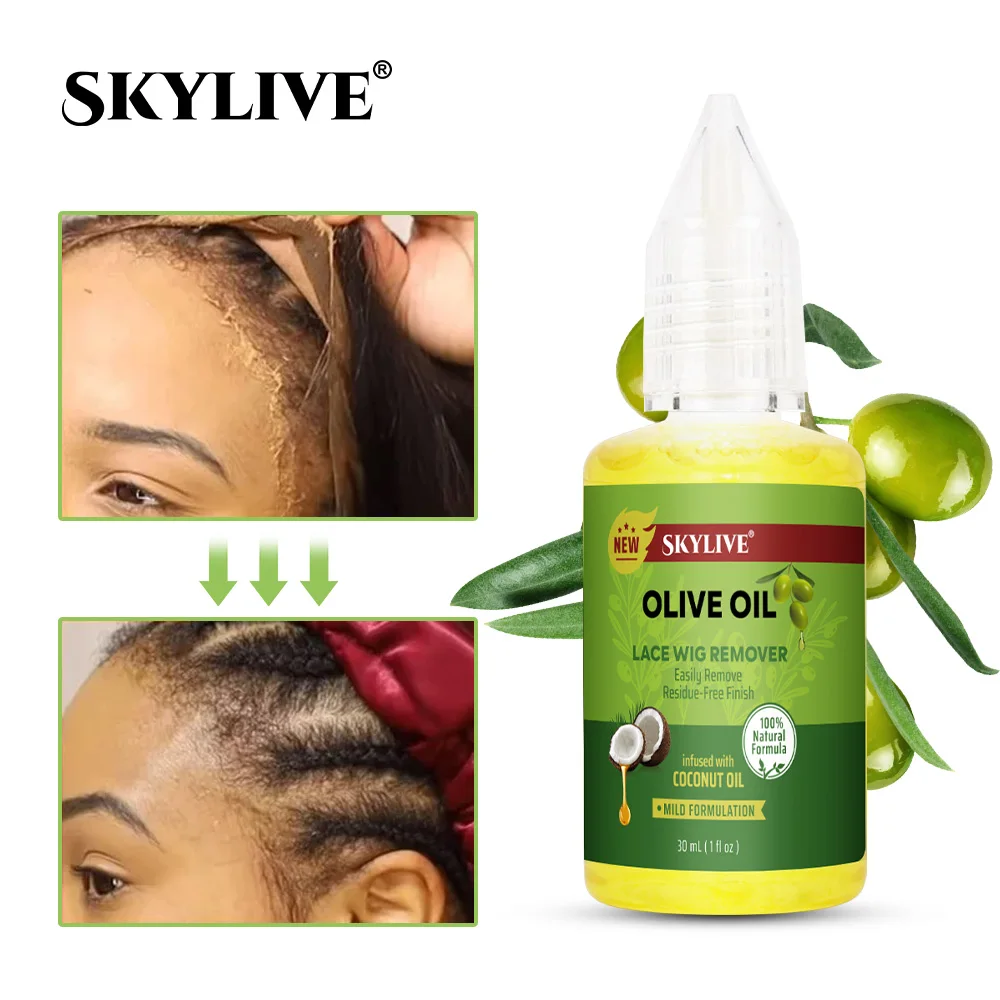 Custom Extreme hold Waterproof Clear Lace Hair Wig Glue And Remover Adhesive Water Resistant Melting Spray lace glue Set