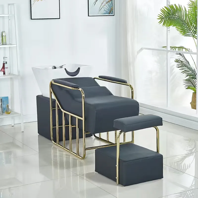 Hot salon shampoo bed massage scalp spa shampoo chair sink wash chair