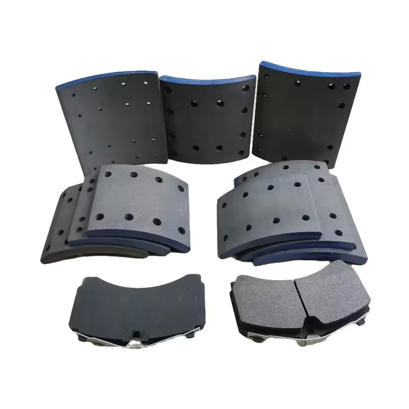 Factory wholesale China Good quality  Non Asbestos  Truck Brake Lining 195555 12 holes rear brake linings  For   Iveco - R.O.R