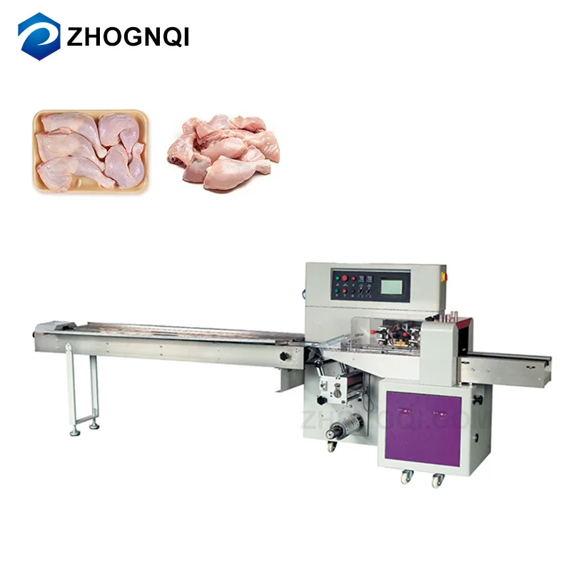 Automatic Vacuum Packaging Sachet Filling Fresh Shrimp Fish Seafood Chicken Feet Paw Meat Frozen Food Packaging Machine for 1kg