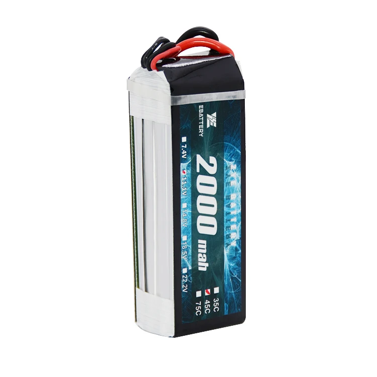 China High Quality RC Lipo Rechargeable Battery XT-60 Plug 11.1V 20C Li-ion Polymer 2200mAh Li ion Battery