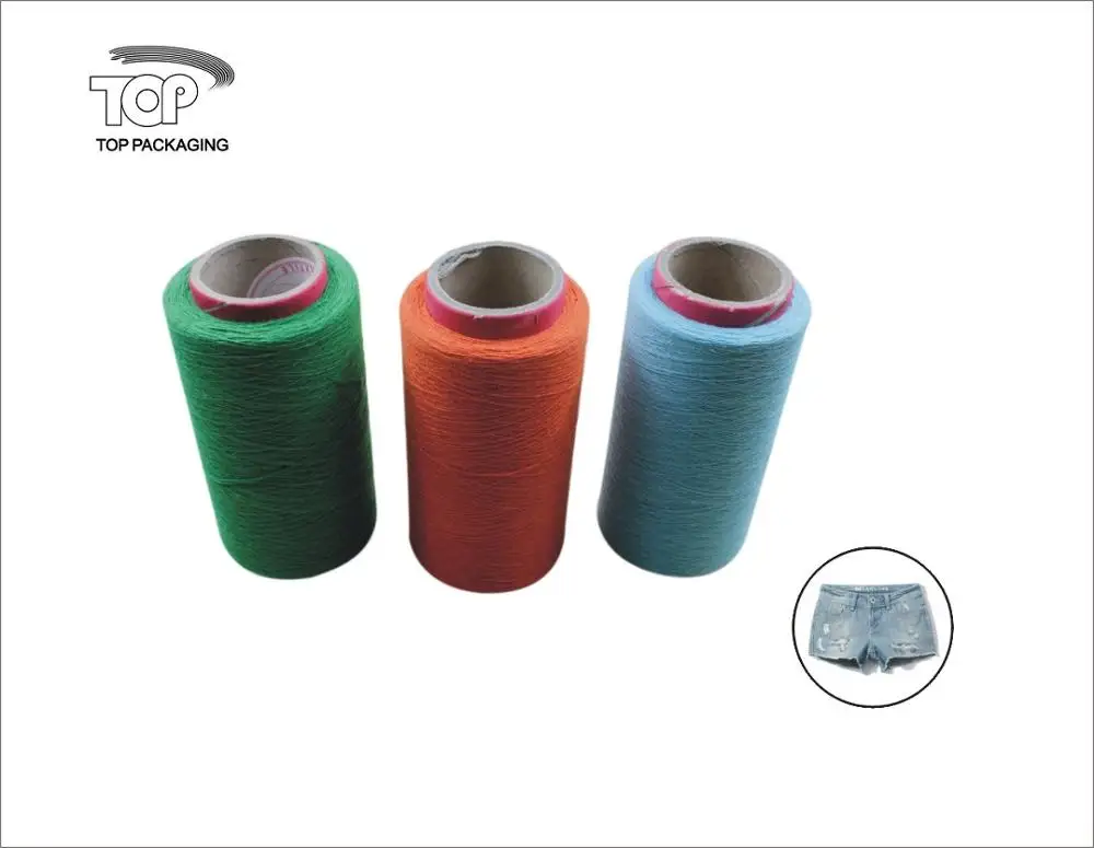 
blue yarn for jeans recycled jeans yarn made by TAITAN machine 