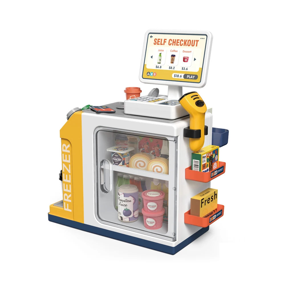 Kids Simulation Supermarket Toys Kit Creative Kitchen Toys Educational Home Supermarket Toy for Children Role Playing